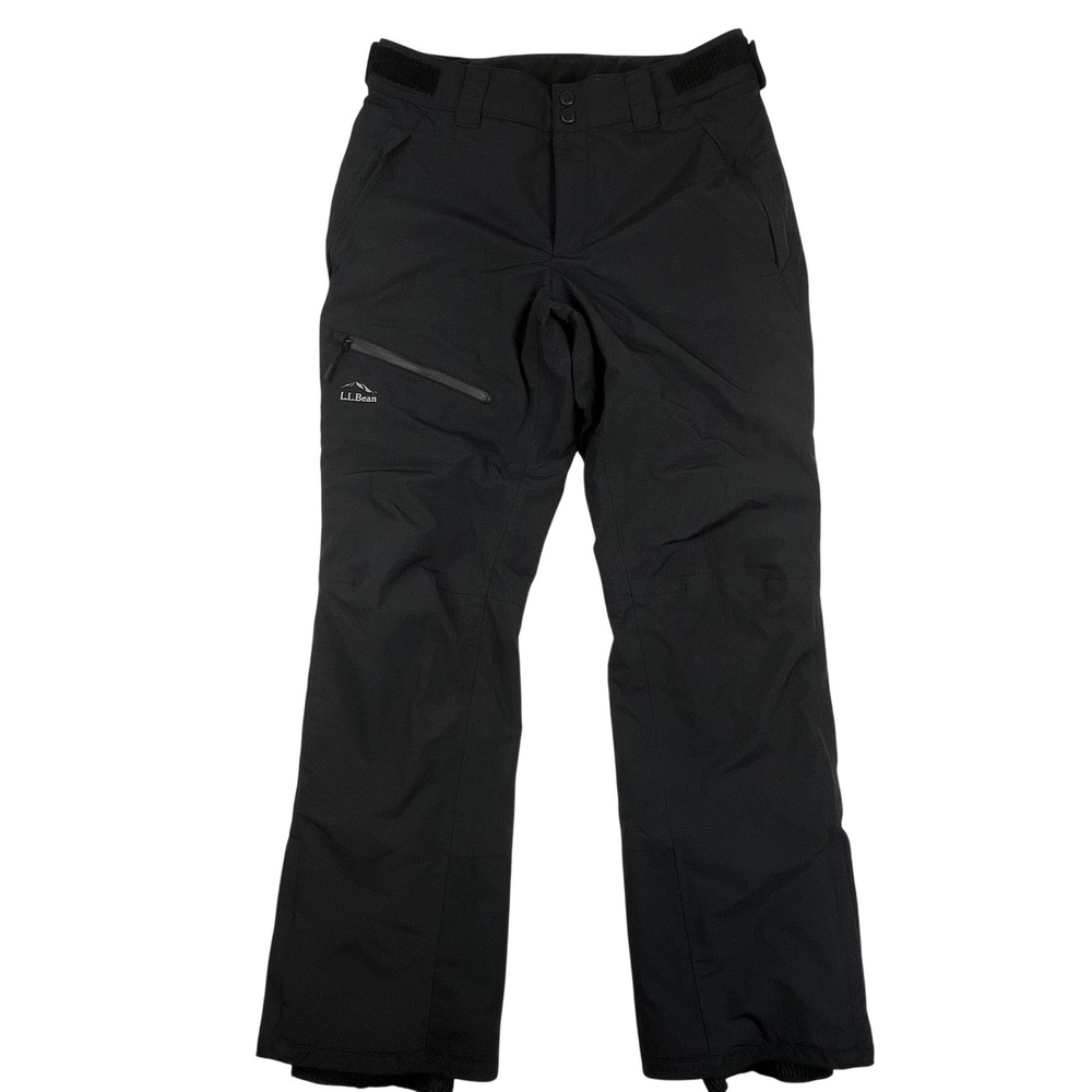LL Bean Wildcat Insulated Snow Pants Black Women XS  507064 Ski